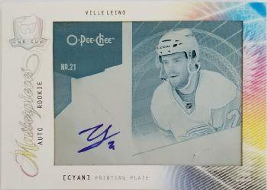 2009 Upper Deck The Cup #MAS-81 Printing Plates OPC Premier Cyan /1