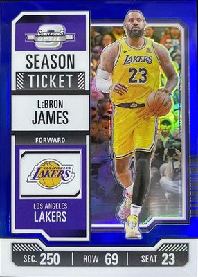 2023 Contenders Optic #90 Season Ticket - Blue /99