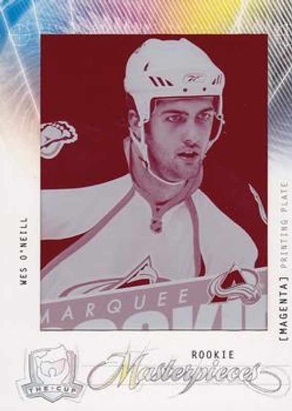 2009 Upper Deck The Cup #MAS-760 Printing Plates O-Pee-Chee Magenta /1