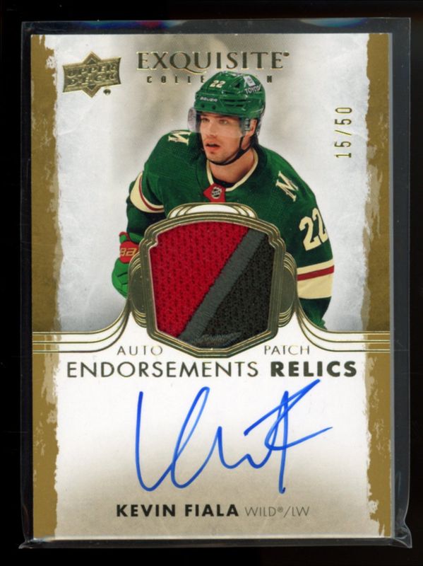 2021 Upper Deck The Cup #ER-KF Exquisite Collection Endorsement - Relics /50