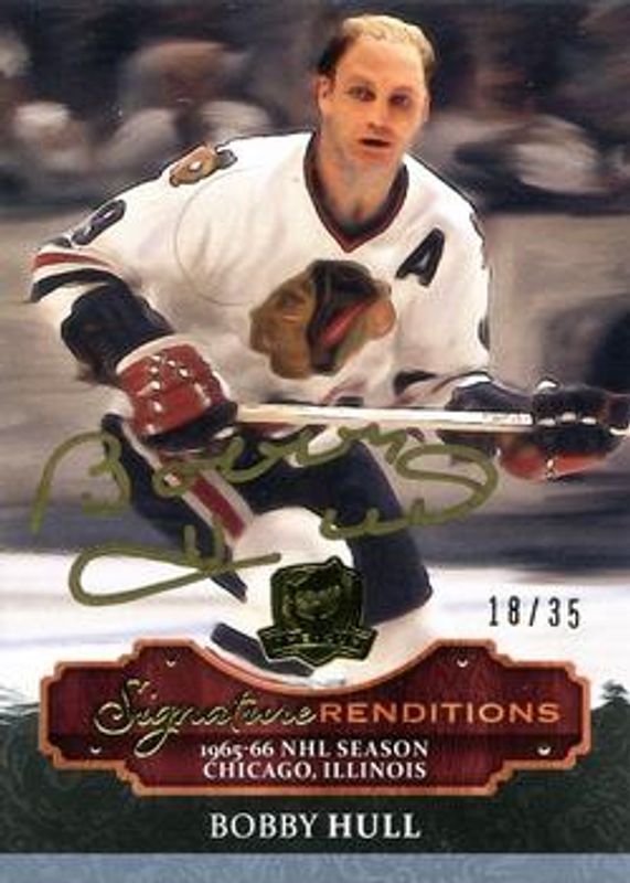 2013 Upper Deck The Cup #SR-BH Signatures Renditions /35