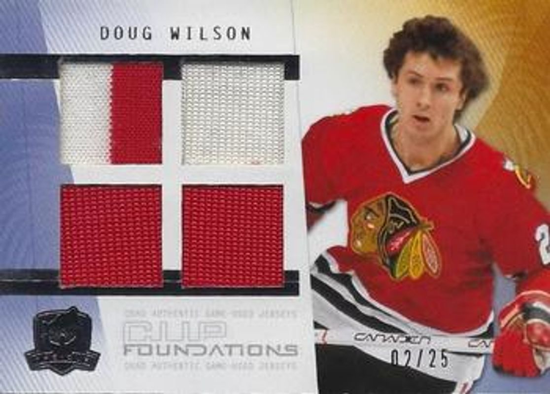 2009 Upper Deck The Cup #CF-DW Foundations Jerseys /25