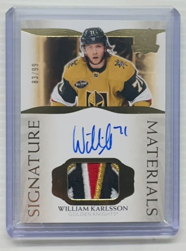 2021 Upper Deck The Cup #SP-WK Signatures Materials /99