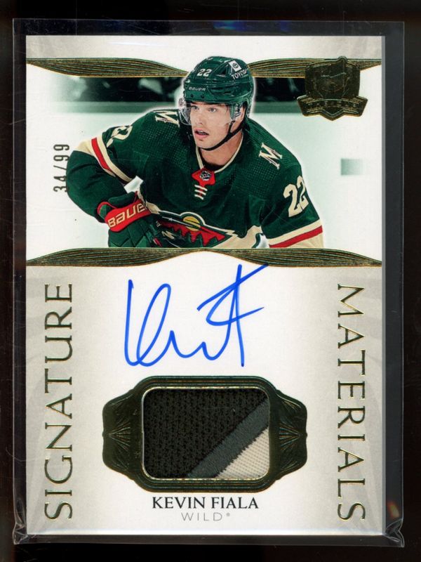 2021 Upper Deck The Cup #SP-KF Signatures Materials /99
