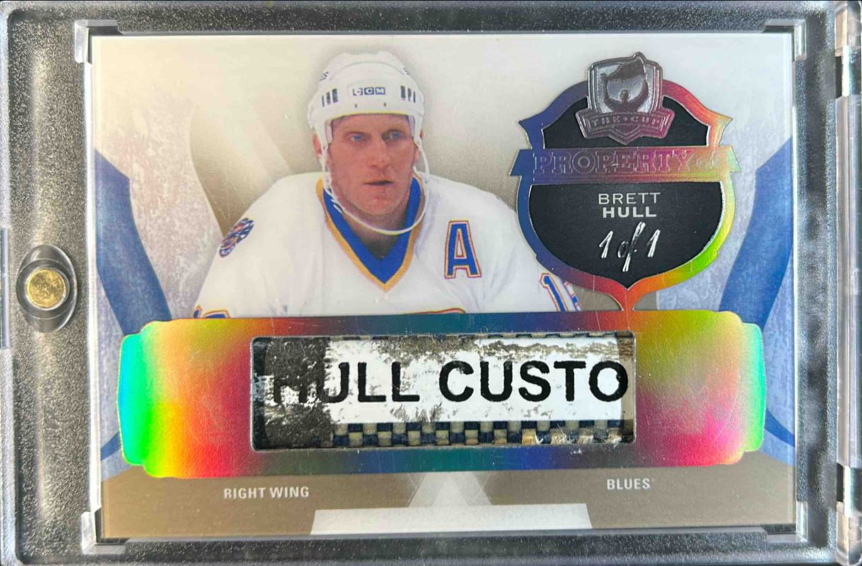 2016 Upper Deck The Cup #PO-GB Property Of... Stick Nameplate /1