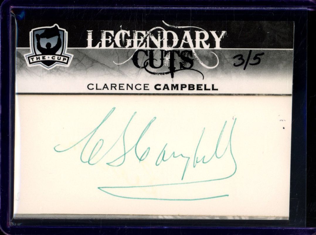 2008 Upper Deck The Cup #LC-CA Legendary Cuts /3