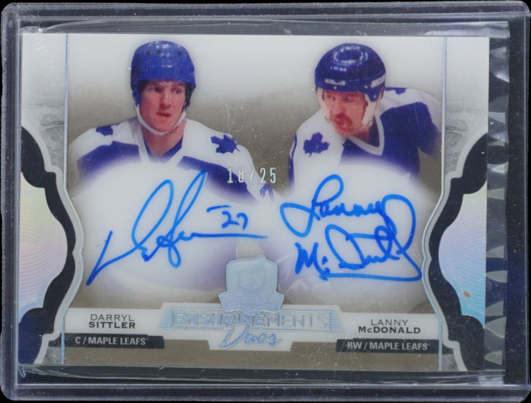 2016 Upper Deck The Cup #E2-SM Enshrinements Duos Autographs /10