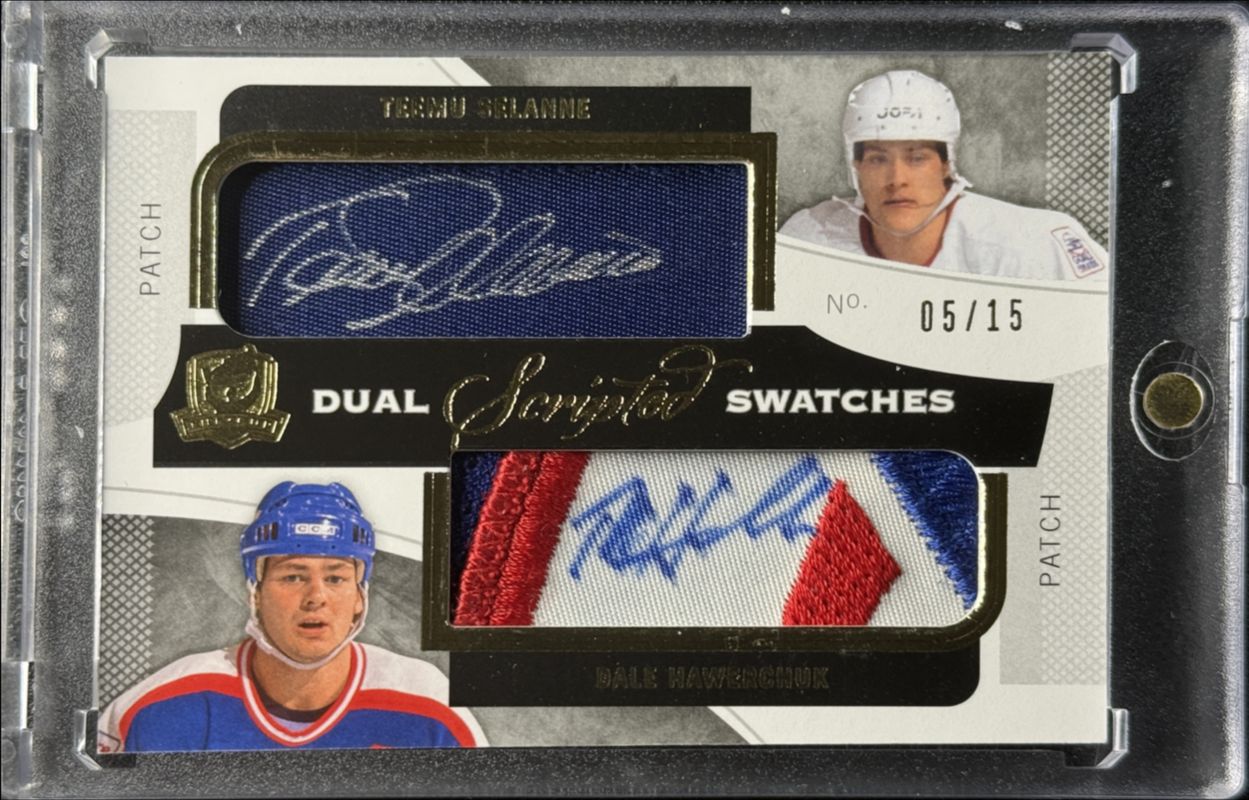 2014 Upper Deck The Cup #DSW-SH 2012 Upper Deck The Cup Update II: Scripted Swatches Dual /15