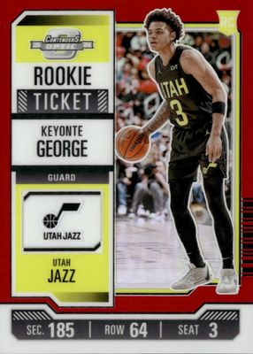2023 Contenders Optic #5 Rookie Ticket - Red