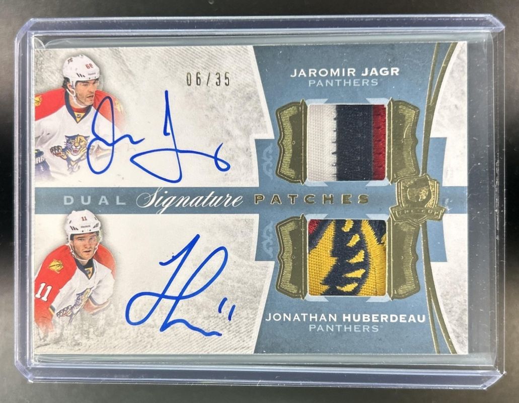 2016 Upper Deck The Cup #DSP-JH 2015 Upper Deck The Cup Update I: Dual Signatures Patches /35