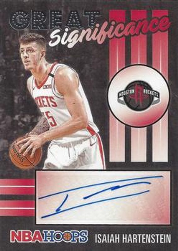 2020 Hoops #GS-IHA Great SIGnificance Autographs