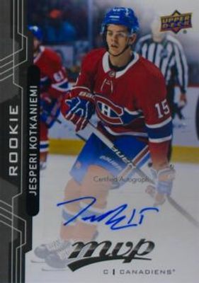 2018 Upper Deck MVP #253 Pack Wars Rookie Auto Parallel