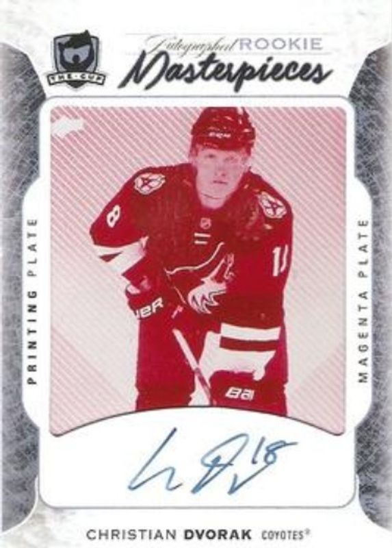 2016 Upper Deck The Cup #BLACK-51 Autographed Rookie Masterpieces Magenta /1