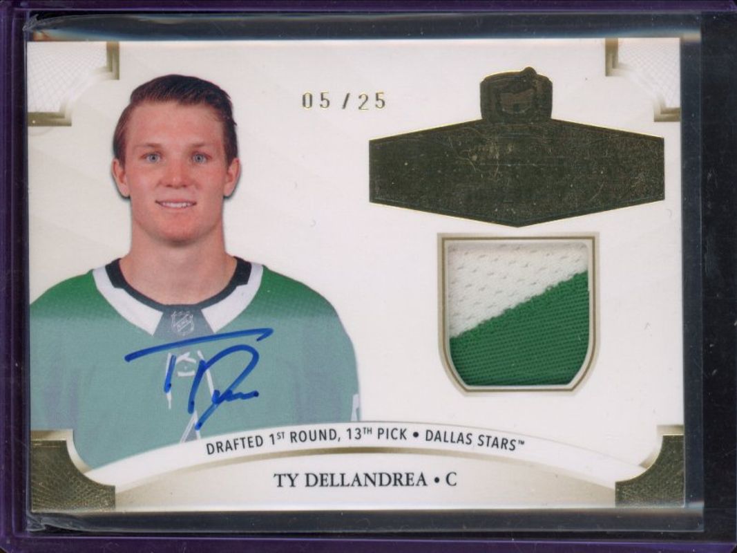 2020 Upper Deck The Cup #2020-TD Rookie Class of 2021 Gold Foil Auto Patch /25