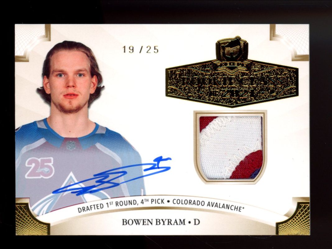 2020 Upper Deck The Cup #2021-BB Rookie Class of 2021 Gold Foil Auto Patch /25