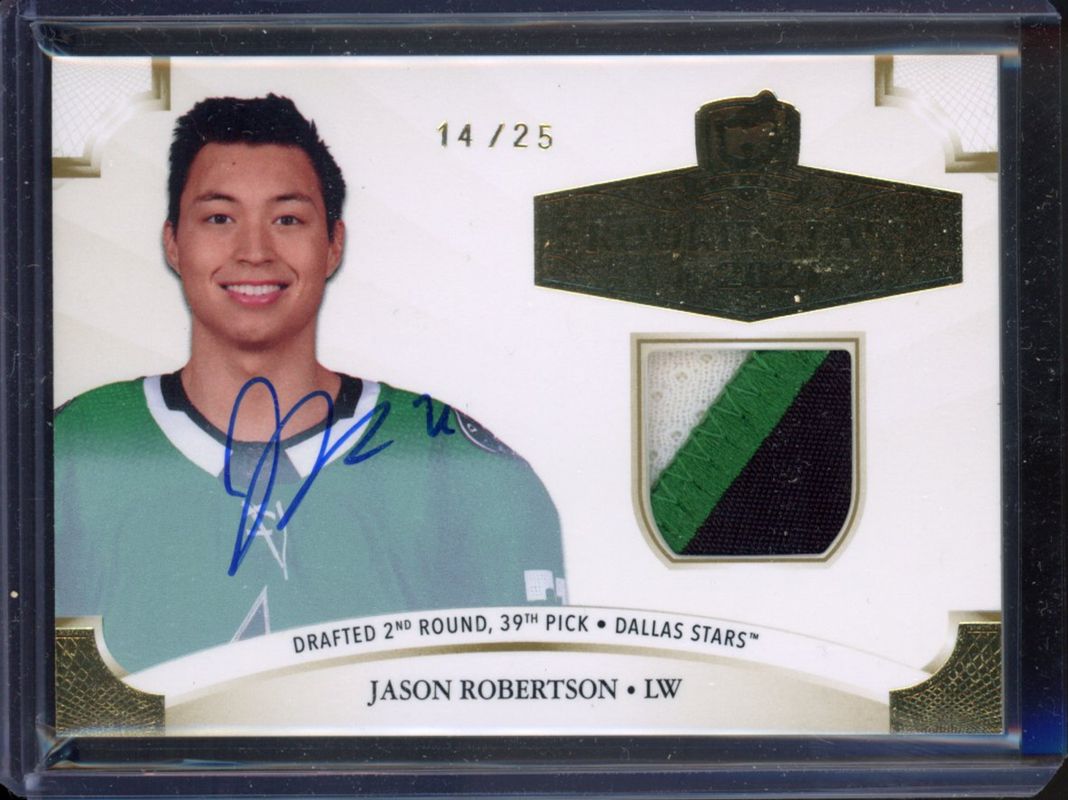 2020 Upper Deck The Cup #2020-JR Rookie Class of 2021 Gold Foil Auto Patch /25