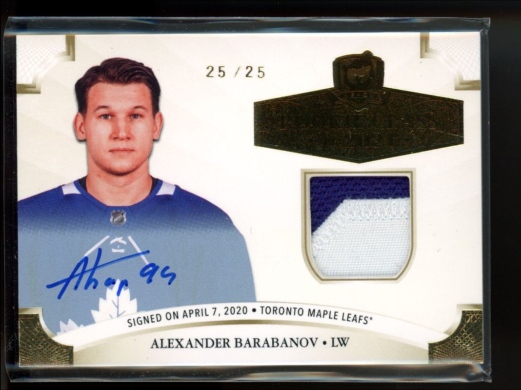 2020 Upper Deck The Cup #2020-AB Rookie Class of 2021 Gold Foil Auto Patch /25