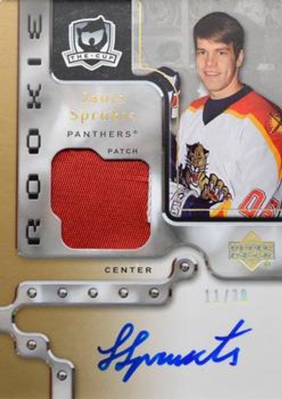 2006 Upper Deck The Cup #131 Gold Rainbow Autographed Rookie Patches /37