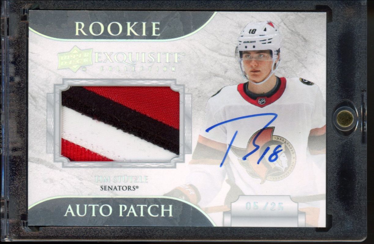 2020 Upper Deck The Cup #ECH-TS Exquisite Collection Rookie Auto Patch Horizontal /25