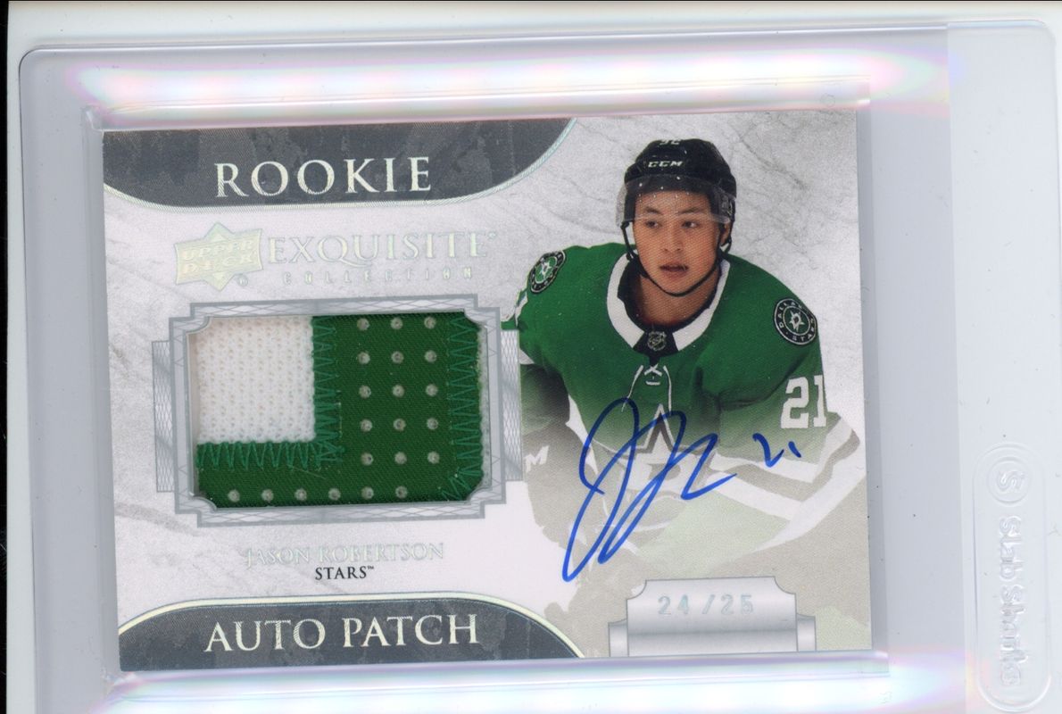 2020 Upper Deck The Cup #ECH-JR Exquisite Collection Rookie Auto Patch Horizontal /25