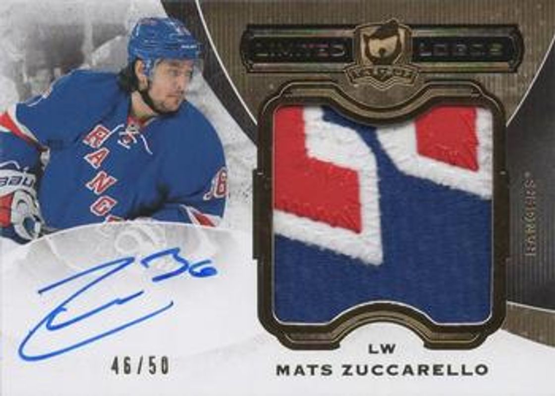 2014 Upper Deck The Cup #LL-MZ Limited Logos Autographs /50