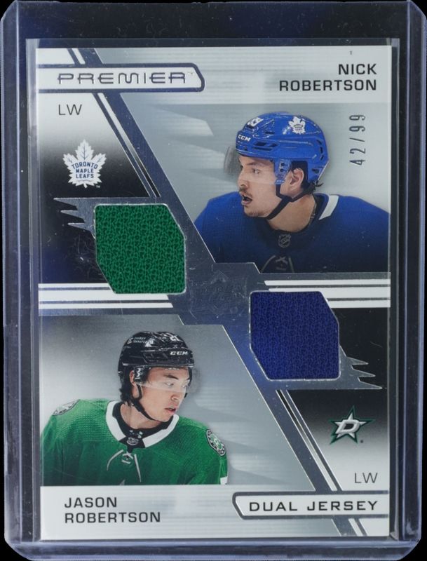 2021 Upper Deck Premier #PD-RR Premier Dual - Jersey /99