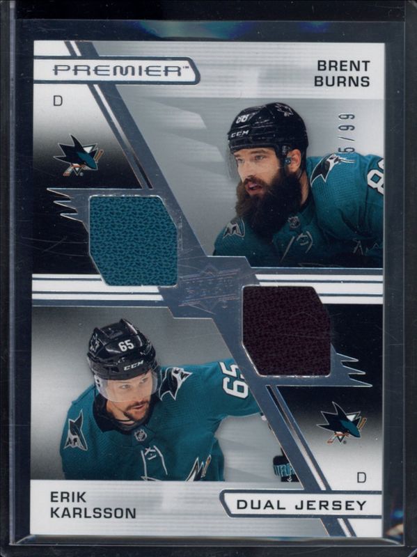 2021 Upper Deck Premier #PD-BK Premier Dual - Jersey /99
