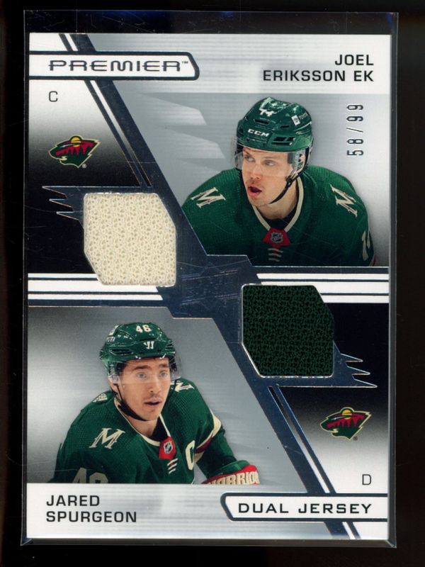 2021 Upper Deck Premier #PD-SE Premier Dual - Jersey /99