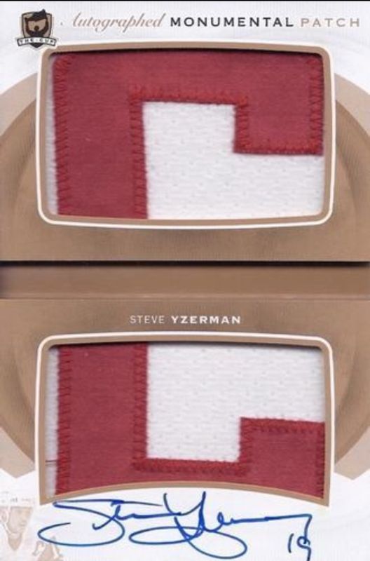 2014 Upper Deck The Cup #AMP-SY Autographed Monumental Patch Booklets /3