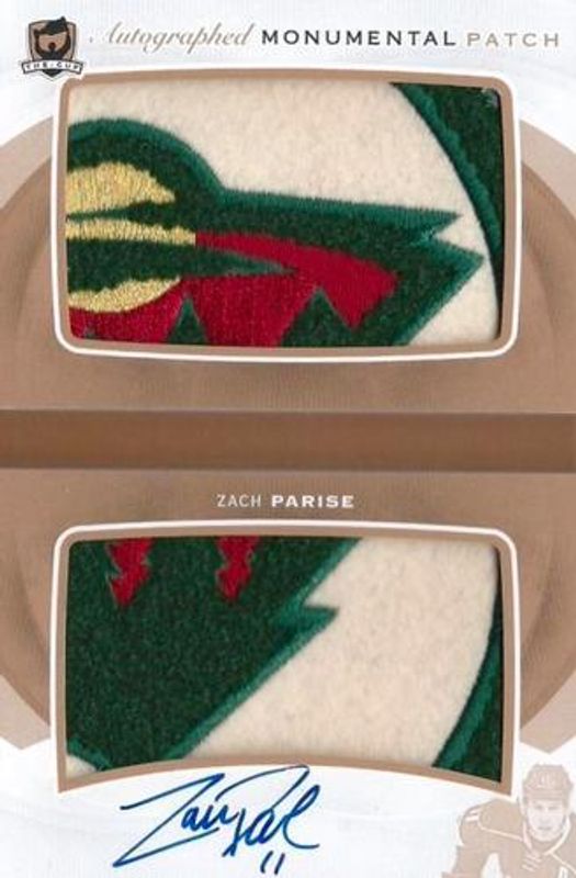 2014 Upper Deck The Cup #AMP-ZP Autographed Monumental Patch Booklets /3