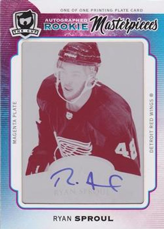2014 Upper Deck The Cup #141 Printing Plates Upper Deck Trilogy Magenta /1