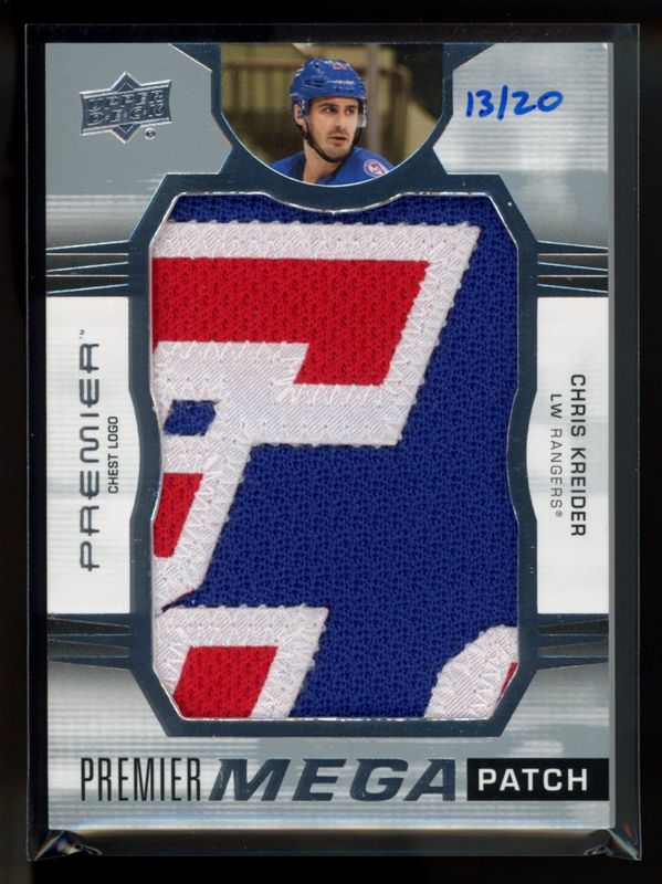 2021 Upper Deck Premier #PMP-CK Premier Mega Patch Chest Logos /24