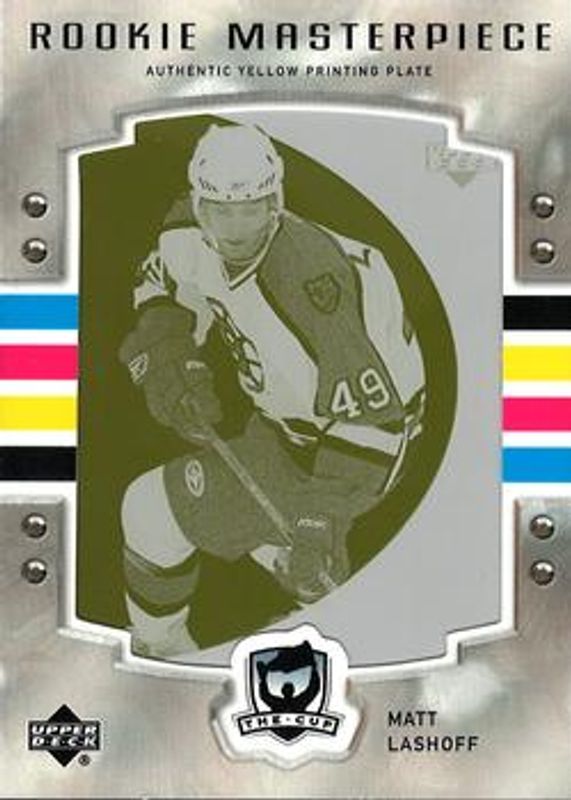 2006 Upper Deck The Cup #Y-107 Printing Plates Sweet Shot Yellow /1