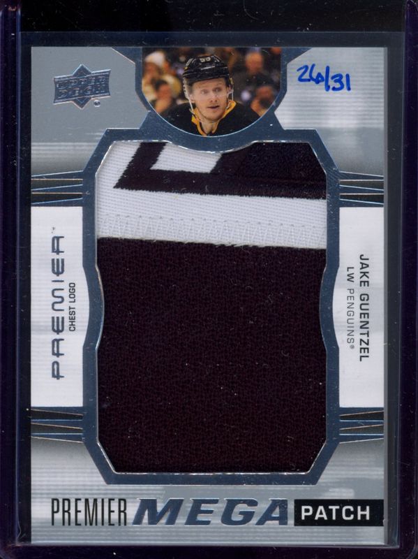 2021 Upper Deck Premier #PMP-GU Premier Mega Patch Chest Logos /24