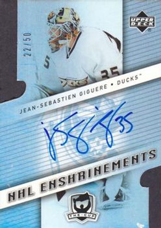 2006 Upper Deck The Cup #E-JG Enshrinements /50