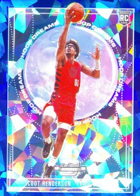 2023 Contenders Optic #25 Hoop Dreams - Blue Cracked Ice /75