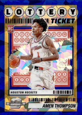 2023 Contenders Optic #11 Lottery Ticket - Blue Cracked Ice /75