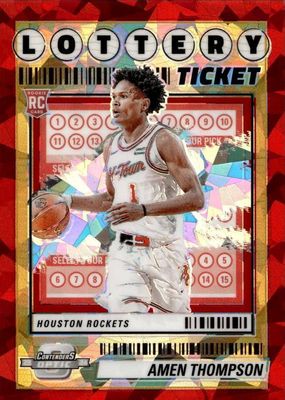 2023 Contenders Optic #11 Lottery Ticket - Red Cracked Ice /175