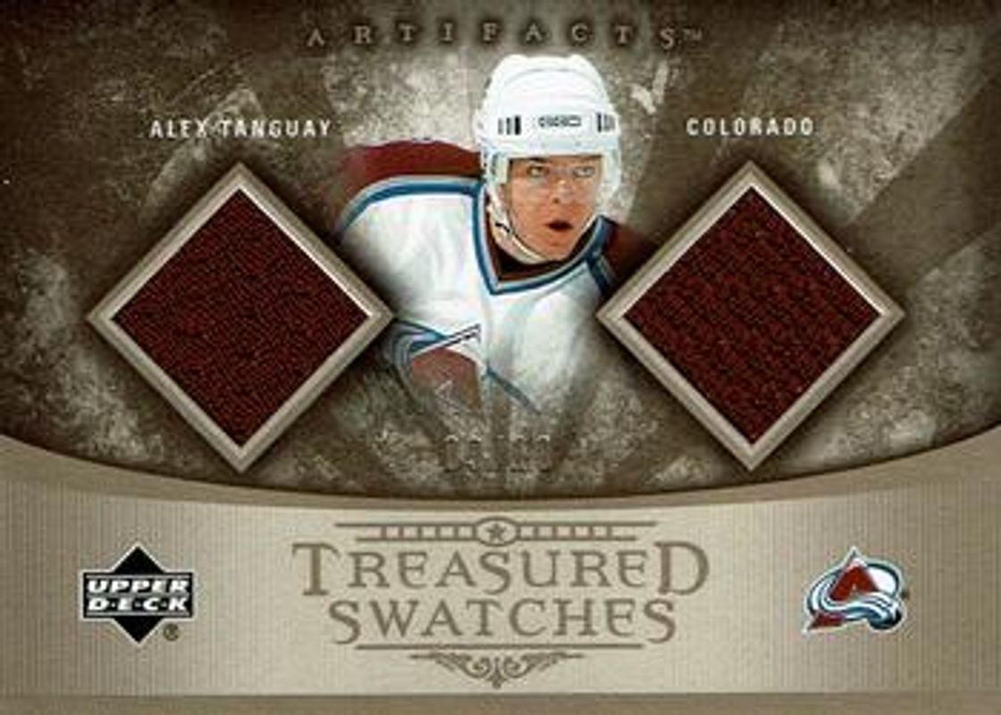 2005 Upper Deck Artifacts #TSD-AT Treasured Swatches Dual - Pewter /10