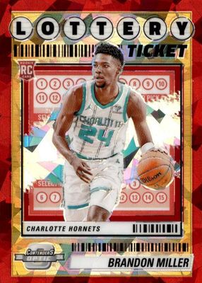 2023 Contenders Optic #8 Lottery Ticket - Red Cracked Ice /175