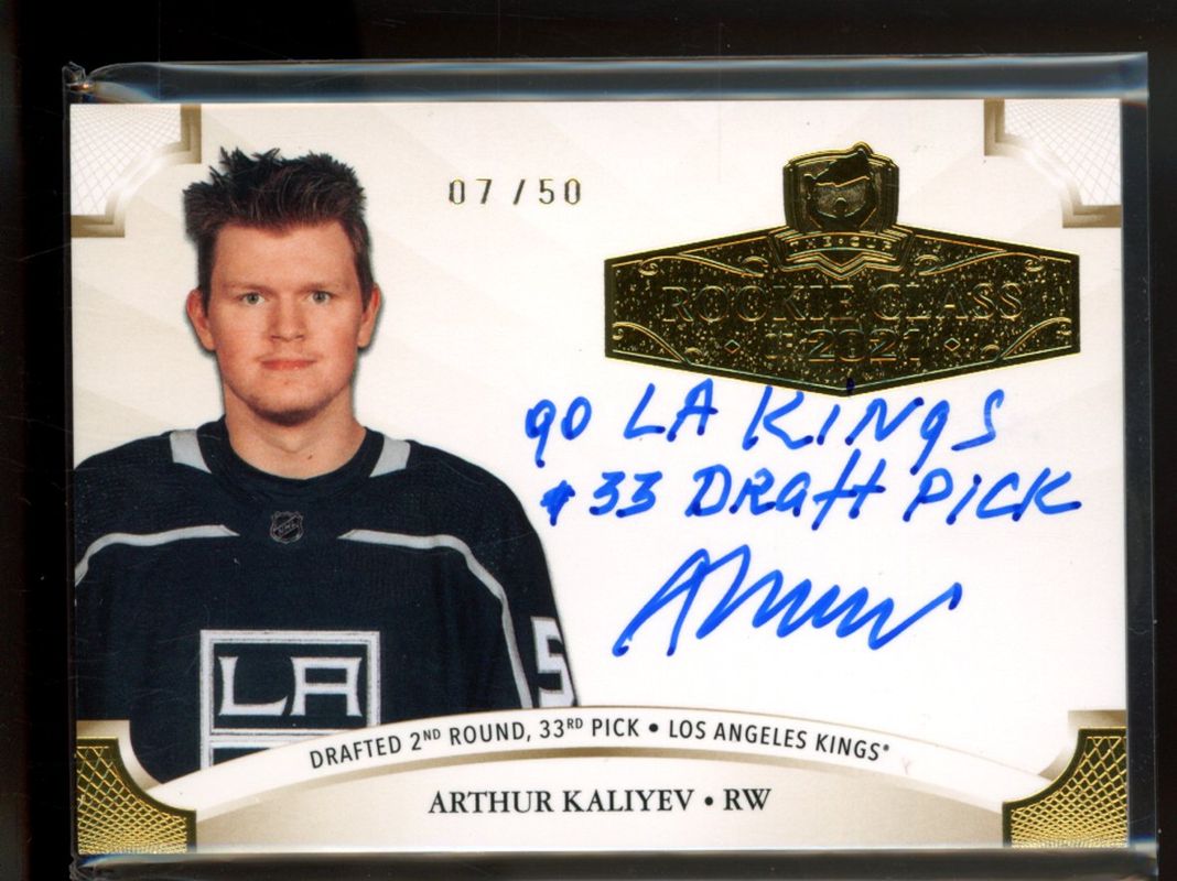2020 Upper Deck The Cup #2021-AK Rookie Class of 2021 Gold Foil Auto /50
