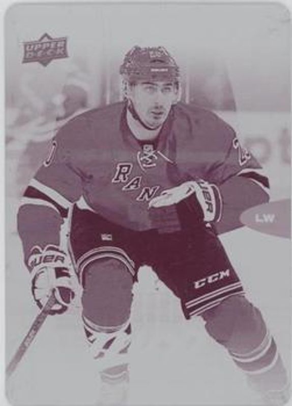 2016 Upper Deck MVP #196 Printing Plate Magenta /1