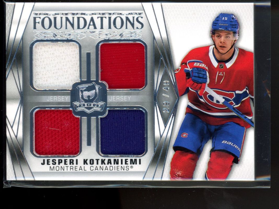 2020 Upper Deck The Cup #F-JK Foundations Quad Jersey /49