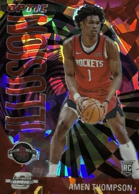 2023 Contenders Optic #9 Optic Illusion - Red Cracked Ice /175
