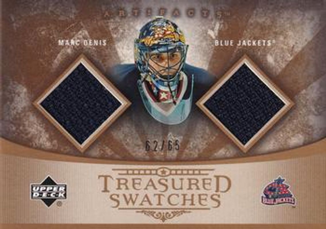2005 Upper Deck Artifacts #TSD-MD Treasured Swatches Dual /65