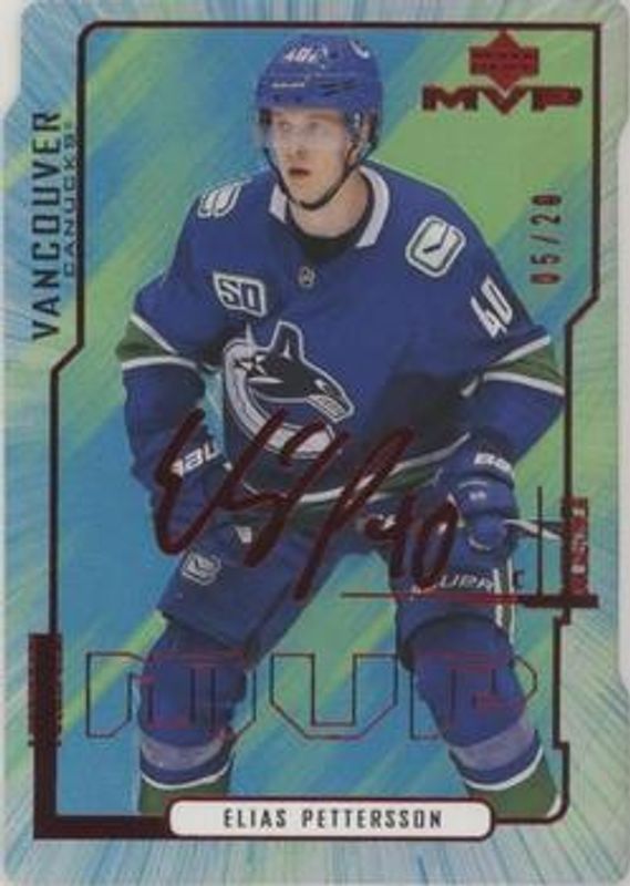 2020 Upper Deck MVP #14 Colors & Contours Green /20