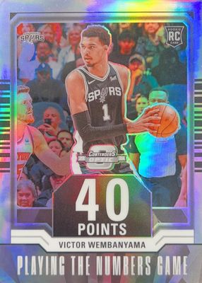 2023 Contenders Optic #14 Playing the Numbers Game