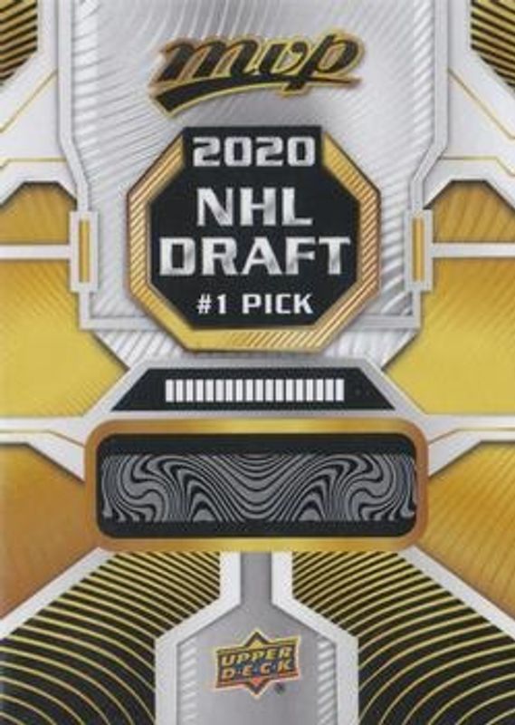 2020 Upper Deck MVP #DP-1 2020 NHL Draft #1 Pick Redemption