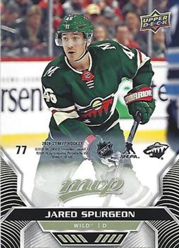 2020 Upper Deck MVP #77 Puzzle Backs