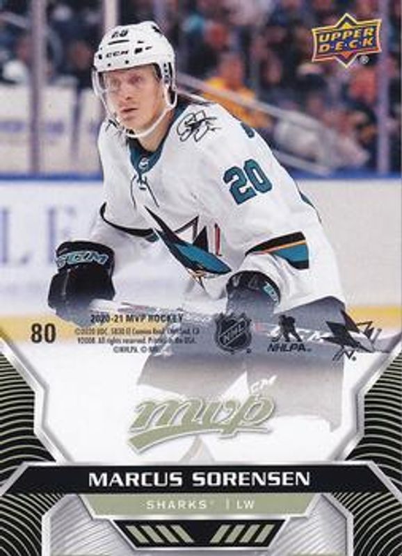 2020 Upper Deck MVP #80 Puzzle Backs